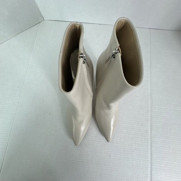 Marc Fisher Women's 8.5M MLulani Leather Ankle Boot Cream EUC - Picture 10 of 16